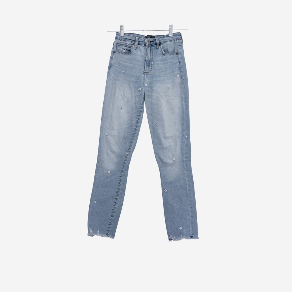 Abercrombie & Fitch Simone High Rise Ankle Jeans Womens 25 0R